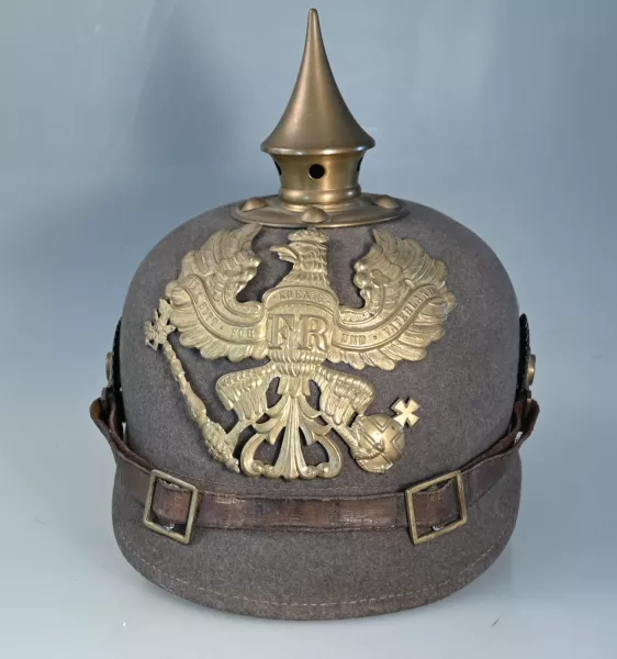 Prussian Felt Ersatz Infantry Pickelhaube - MINT Visuel 1 principal